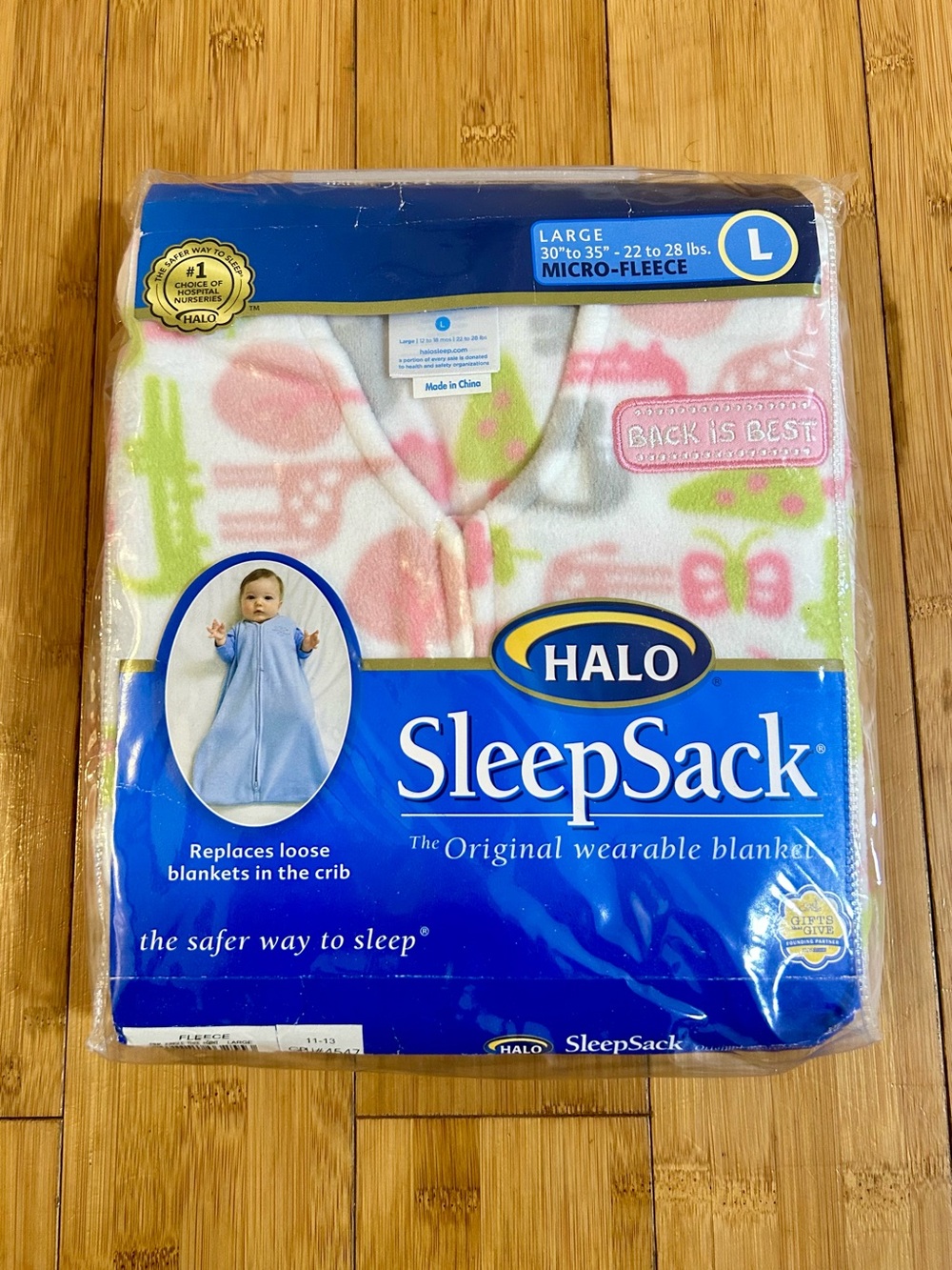 NWT HALO SleepSack Micro-Fleece Size Large